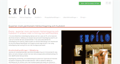 Desktop Screenshot of expilo.se